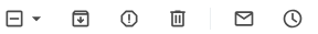 Gmail's Spam and Snooze buttons, both of which I use religiously, are perilously similar