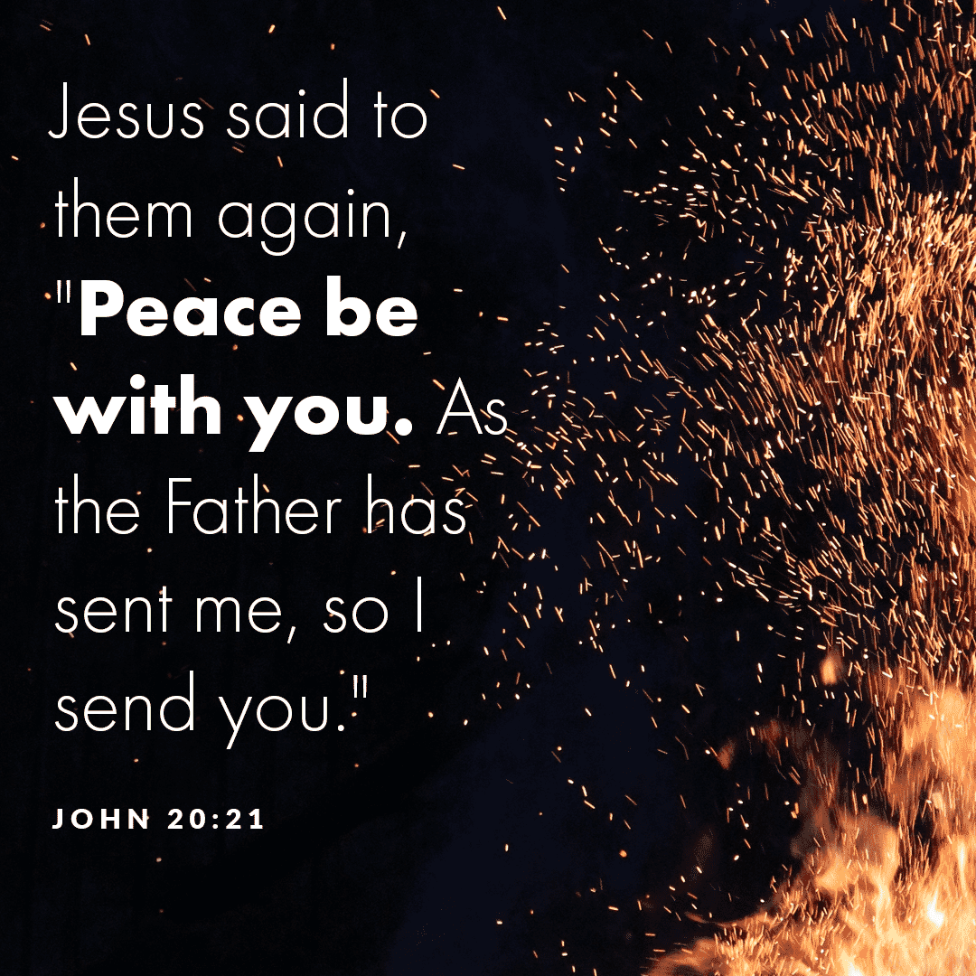 HBGDiocese's tweet photo. Jesus said to them again, "Peace be with you. As the Father has sent me, so I send you." (John 20:21)

#Catholic #DailyCatholic #DailyFaith #Faith #DailyScripture #Scripture #John #Church #Lord #Jesus #Christ https://t.co/oW5y7j0LpS