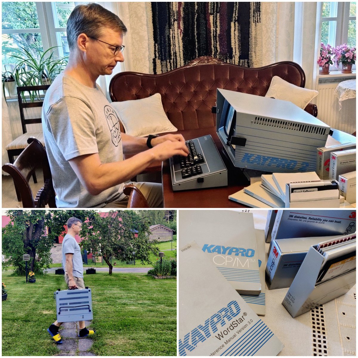 Remote working with 35y old technology 😊