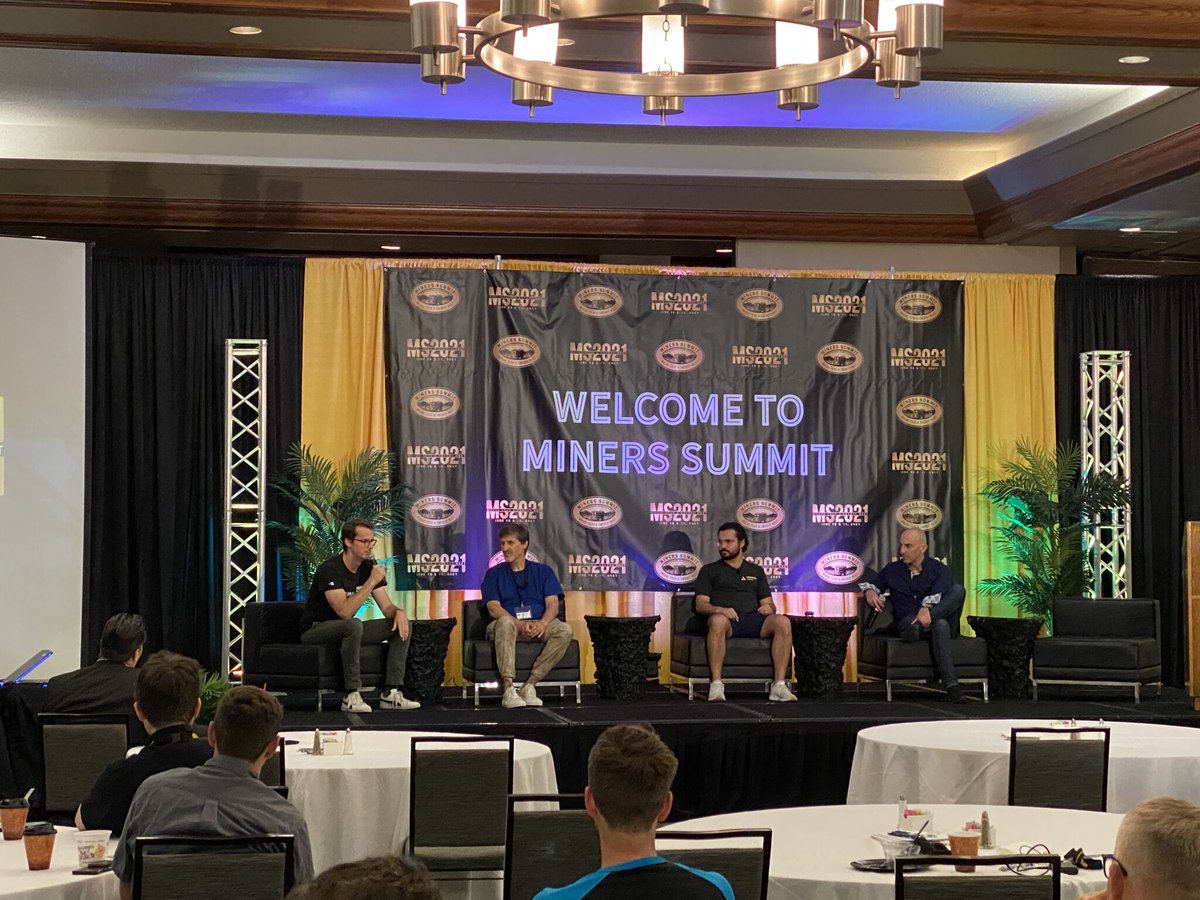 DLedgerInc's tweet image. Our team is at Miners Summit 2021 discussing and learning about the energy consumption behind Bitcoin mining with industry experts. Have a question that you want answered? Let us know in the comments.

#DLI #CryptoMiningTools #BitcoinMining #MinersSummit2021