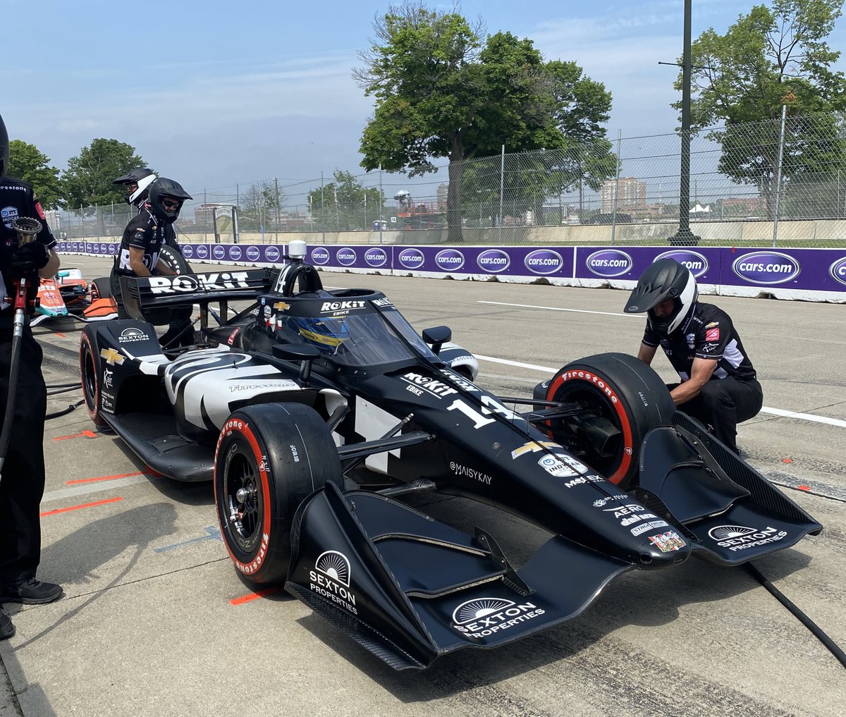 Action from <a href="/detroitgp/">Detroit Grand Prix</a> with <a href="/AJFoytRacing/">AJ Foyt Racing</a> <a href="/IndyCar/">NTT INDYCAR SERIES</a> #rokitebike #rokitride #emobility #ebike #powerthefuture