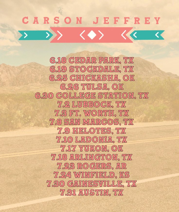 Here’s what it looks like through July!