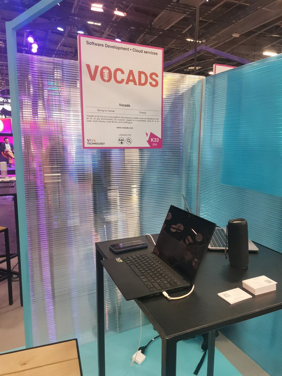 RomanoSophie's tweet photo. A voir au salon #VivaTech cette semaine 🤩 ! #voix #ia #startup
Ou comment réaliser une campagne vocale simplement sans connaissances techniques pour en retirer de la connaissance client !
@VivaTech https://t.co/ogl6SJeWeh