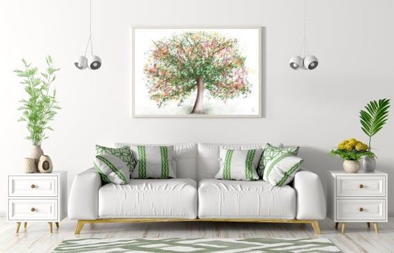 Colorful Tree Print | Tree Watercolor Print | Printable Wall Art | Spring Watercolor Printable | Tree Print | Trendy Wall Art Prints | Gift 
▶️ buff.ly/3xhURra 
Via <a href="/Etsy/">Etsy</a> 
#prints #homedecoration