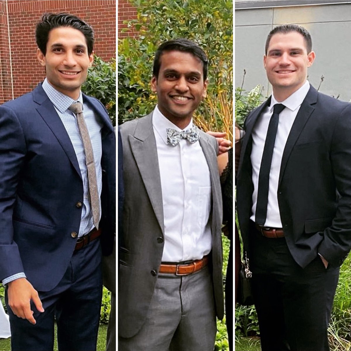 Congratulations to 3️⃣ of our rising Chiefs who matched into FPRS fellowship! We are SO excited for and proud of you!  #HarvardOto #fellowship 

Adeeb Derakhshan, MD: Johns Hopkins 
Suresh Mohan, MD: UCSF
Eric Barbarite, MD: Thomas Jefferson University

🎉🎉🎉
