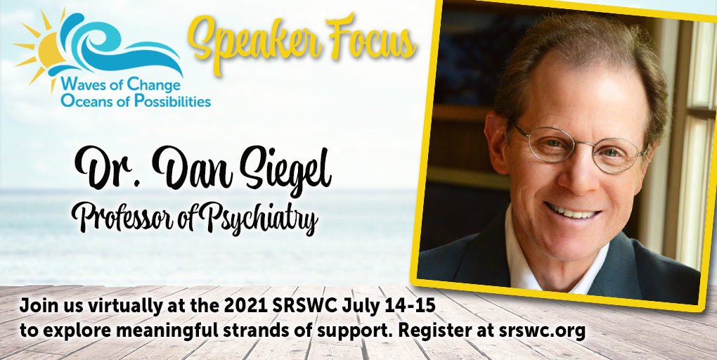 We are honored to feature Clinical Professor of Psychiatry Dr. Dan Siegel. His keynote presentation The Power of Showing Up, Dr. Siegel will discuss how teacher and parental presence shape who our children become and how their brains get wired. #SRSWC2021 
@sbdbh
 #youth_truth
