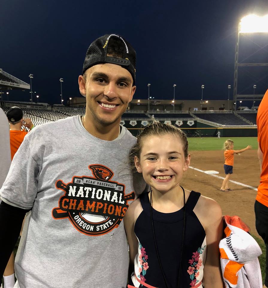 JoslynStamp's tweet photo. I will be back covering CWS this year for SI Kids! My interviews will be a little different this year due to Covid precautions - they will be in Zoom. That's Ok- I am just happy to be back covering baseball! Here are a few photos from the very first time I covered CWS in 2018. https://t.co/OYGSFLX5DJ