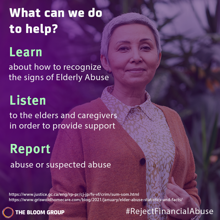 A significant number of our senior clients have physical and/or mental issues that makes it difficult for them to manage their money, putting them in a position of vulnerability to financial abuse.

Let’s take care and look out for one another.

#elderly #senior  #abuse