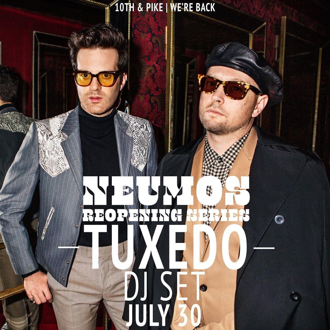 SEATTLE: We're DJing at Neumos on July 30th! 📸 <a href="/AndiElloway/">andi elloway</a>  #FuxWithTheTux

Tix: axs.com/events/405908/…