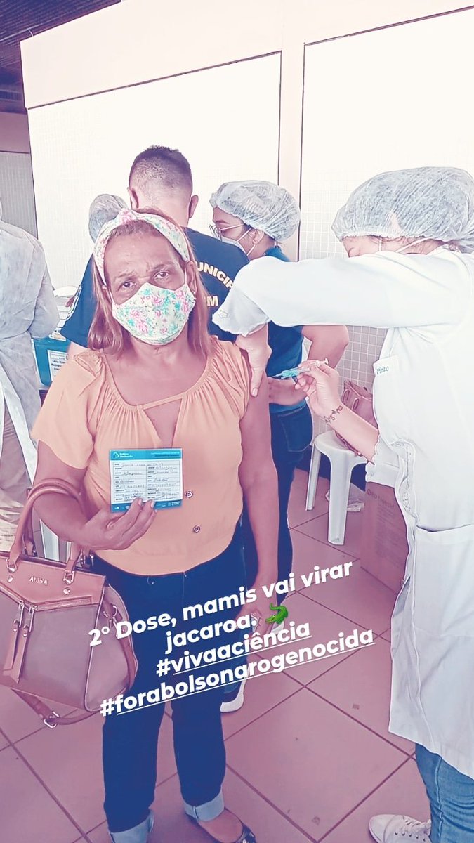 Chemistry316's tweet photo. Minha pretinha na 2°Dose. 😍 #Mamispoderosa. https://t.co/jRTKZGCTti