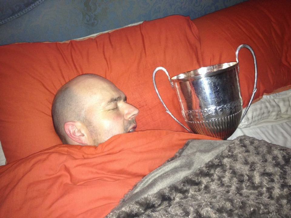 HartsheadAFC's tweet photo. Wake up baldy.... we’re off again !! https://t.co/gVxRrtyFuY