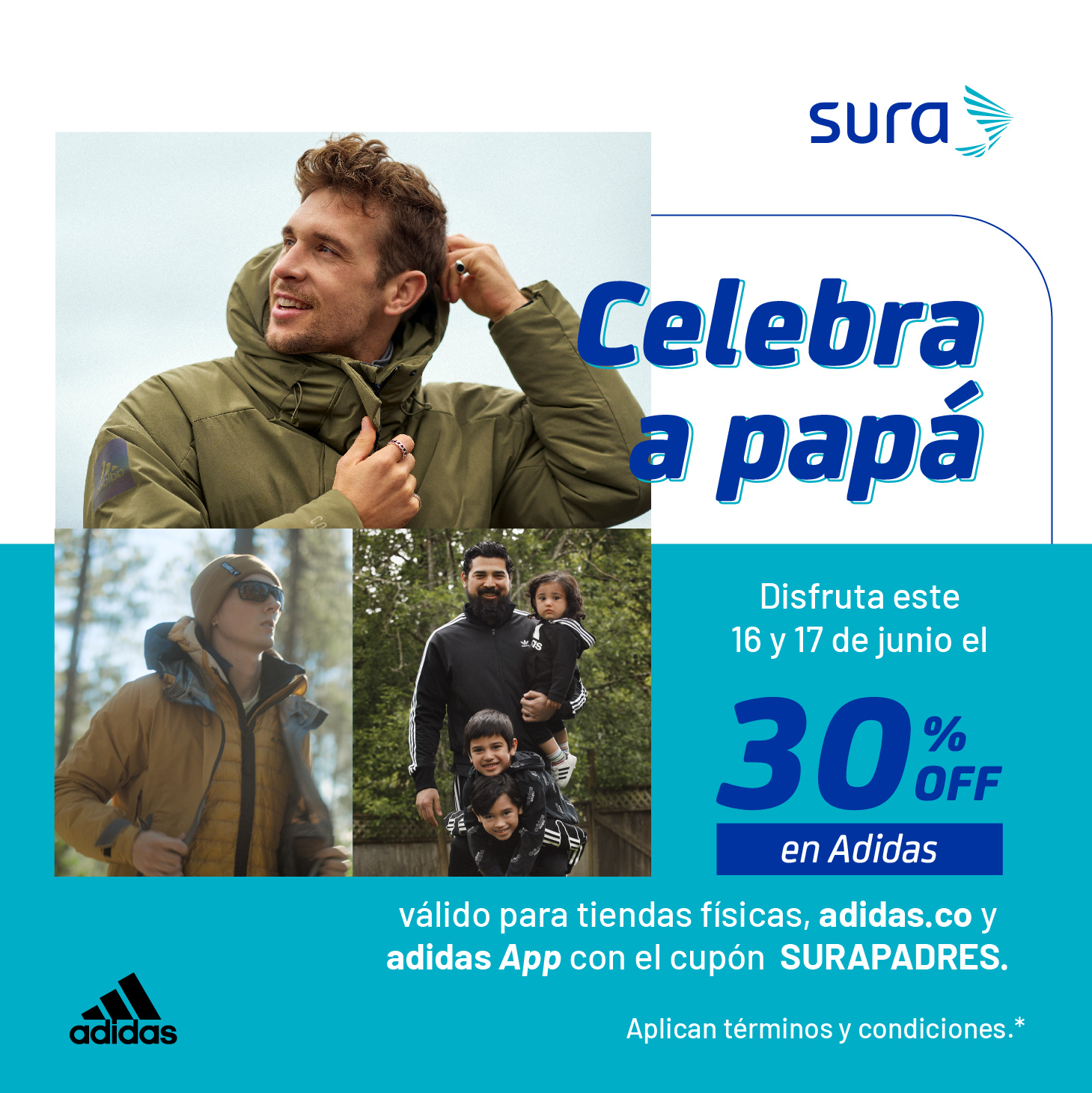 Descuento top adidas junio