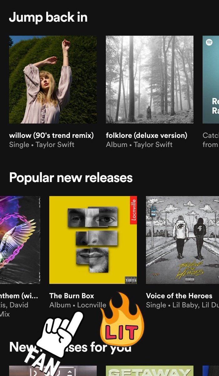 BassieTsotetsi's tweet photo. It's Spotify classifying #TheBurnBox as a Popular New Release for me🔥🔥🔥! #AsItShould @SpotifySA https://t.co/sXBSinScOP