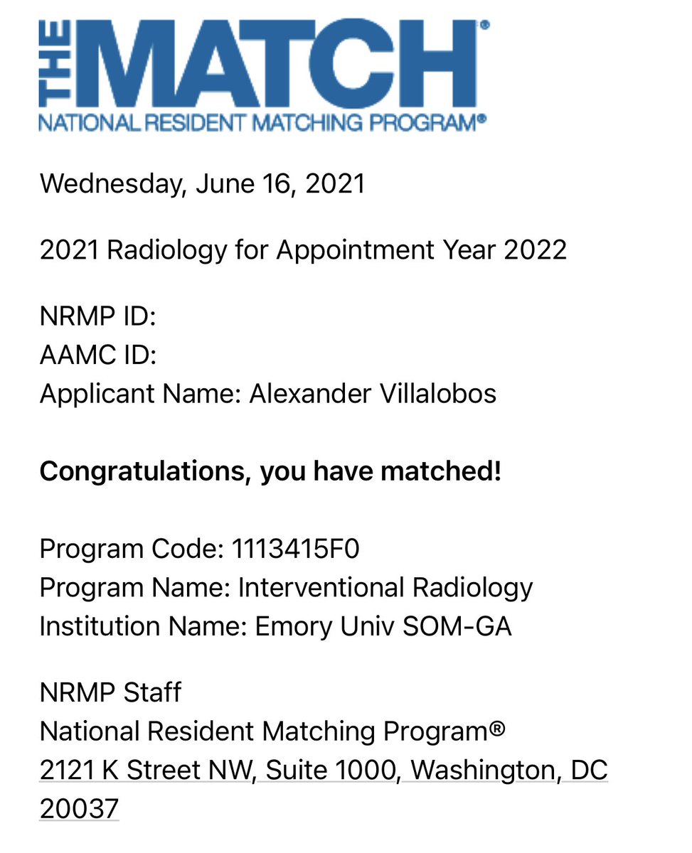 Grateful and excited to share that I will be continuing my IR training at <a href="/EmoryIRad/">Emory University Interventional Radiology</a> for the AY 22-23!!! #SiSePuede #RadRes #IRad @billmajdalany <a href="/NimaKokabiMD/">Nima Kokabi MD</a> @EmoryRadiology <a href="/SIRspecialists/">Society of Interventional Radiology</a> <a href="/RSNA/">RSNA</a>