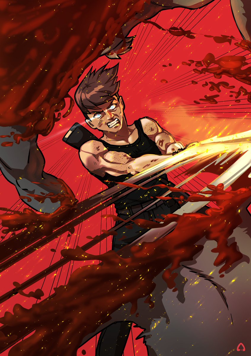 AlexKnight_'s tweet image. Commission made for @dex_drex, he loved very much this is his OC Dax, I made some corrections here it is,  NSFW &amp;amp; SFW Art Commissions OPEN, ask me on DM for Rates #ArtCommission #DigitalArt