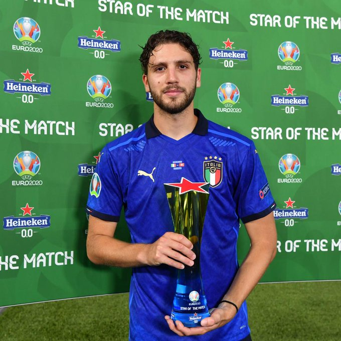 sunusport's tweet photo. EURO 2020 : Locatelli élu homme du match Italie vs Suisse #Kebetu #sunusport #football #foot #Sport #euro2020 https://t.co/6xPR936bcA