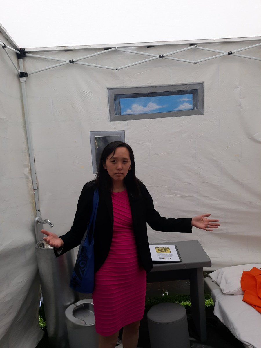 Senator Stephanie Chang stands against torture inside the MDOC!