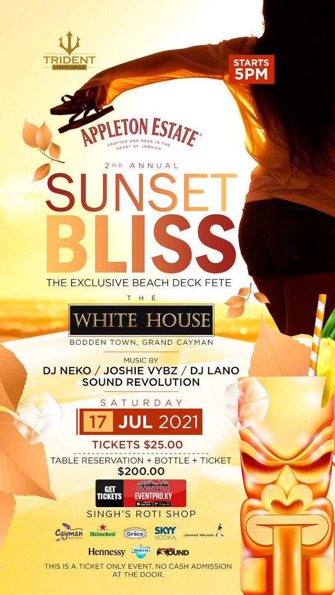 DJMOSES_PROPHET's tweet photo. Get your tickets! https://t.co/h6EbYR78hy #SunsetBliss #TridentEvents #AppletonEstate https://t.co/hWGU46jEO2