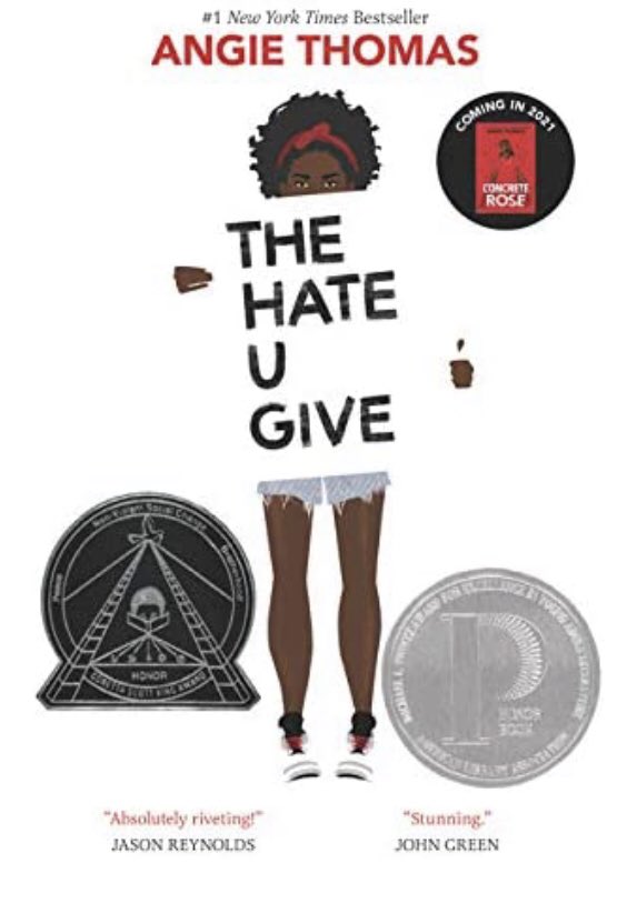 This week I read “The Hate U Give” by Angie Thomas. Such a powerful and relevant story. <a href="/UHCL_SLIS/">UHCL_SLIS</a> #SLIS55322