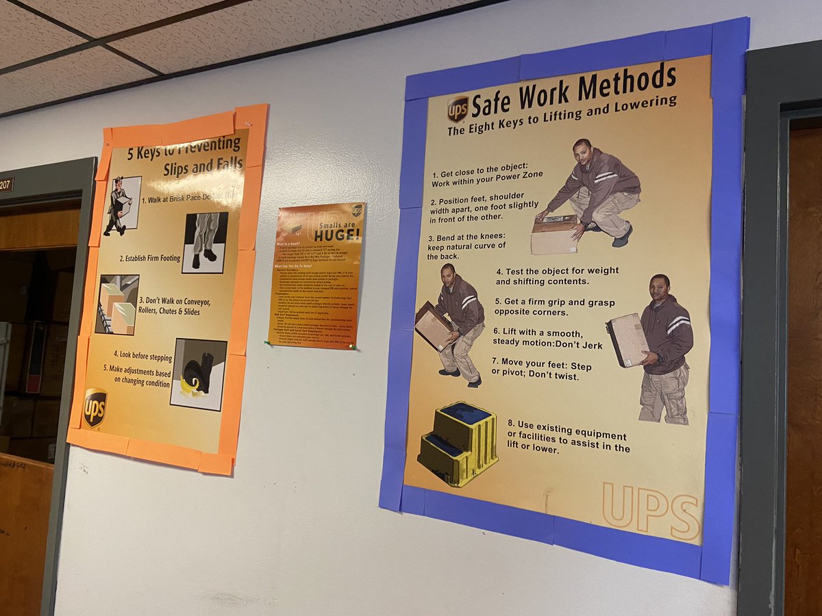 Women_of_UPS's tweet photo. Ashley Graff did a nice job supporting the safety members on the Palatine Preload today, she even went above and beyond to promote a brighter Cornerstone classroom
#SafetyFirst #CP_UPSers https://t.co/YxXrnGr2cr