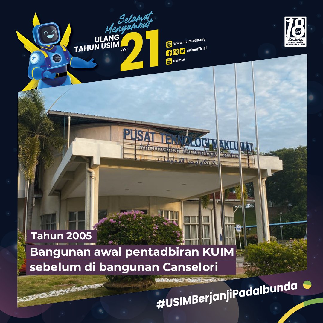 Usim Official On Twitter Bangunan Awal Pentadbiran Usim Sebelum Di Bangunan Canselori Tahun 2005 Kuim Berpindah Ke Kampus Tetap Di Bandar Baru Nilai Negeri Sembilan Dan Pusat Pentadbiran Usim21tahun Usimberjanjipadaibunda Usim Https T Co