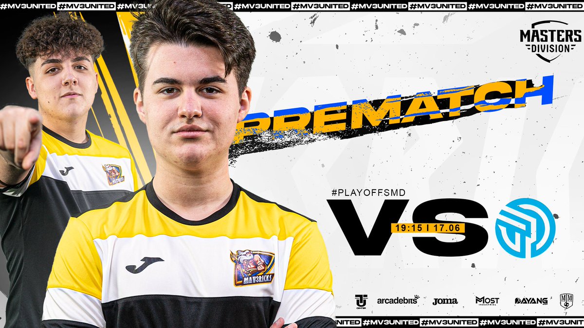 ¡Mañana se cierra el SPLIT 2 de #MastersDivision! FINAL DE #PlayOffsMD 

🕗 19:15
🆚 <a href="/PushingGaming/">Pushing</a> 
📺 Twitch.tv/nglspain

#MV3United #GoMV3 🖤💛