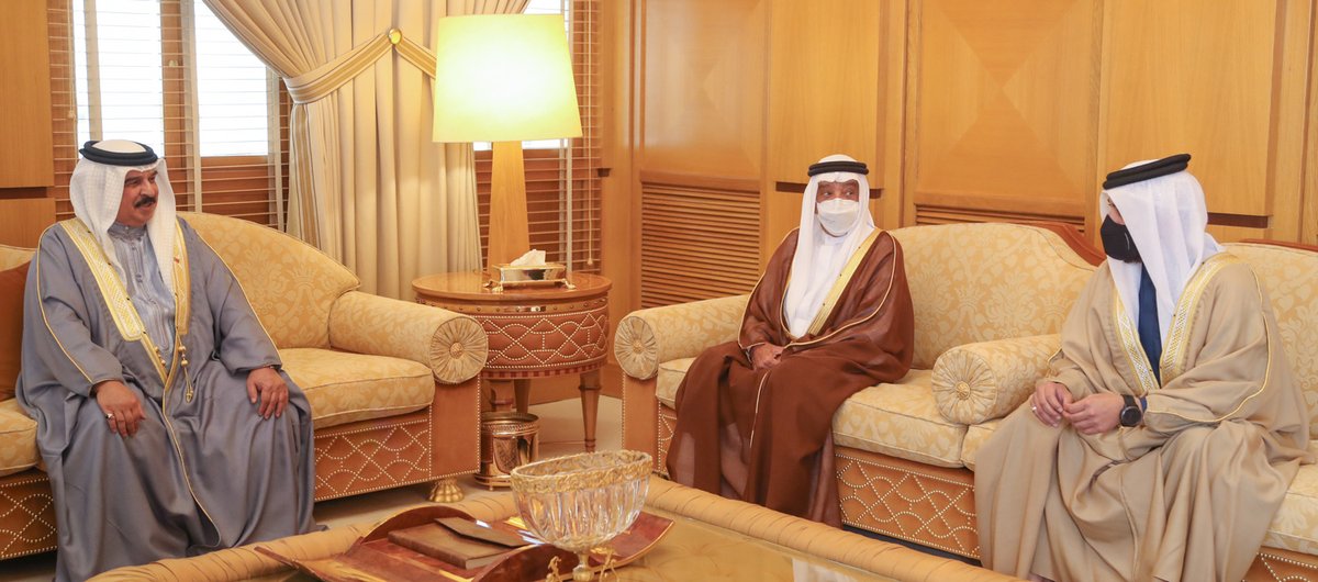 جلالة الملك المفدى يستقبل سمو الشيخ خالد بن حمد آل خليفة وعددا من المسؤولين من منظمة بريف