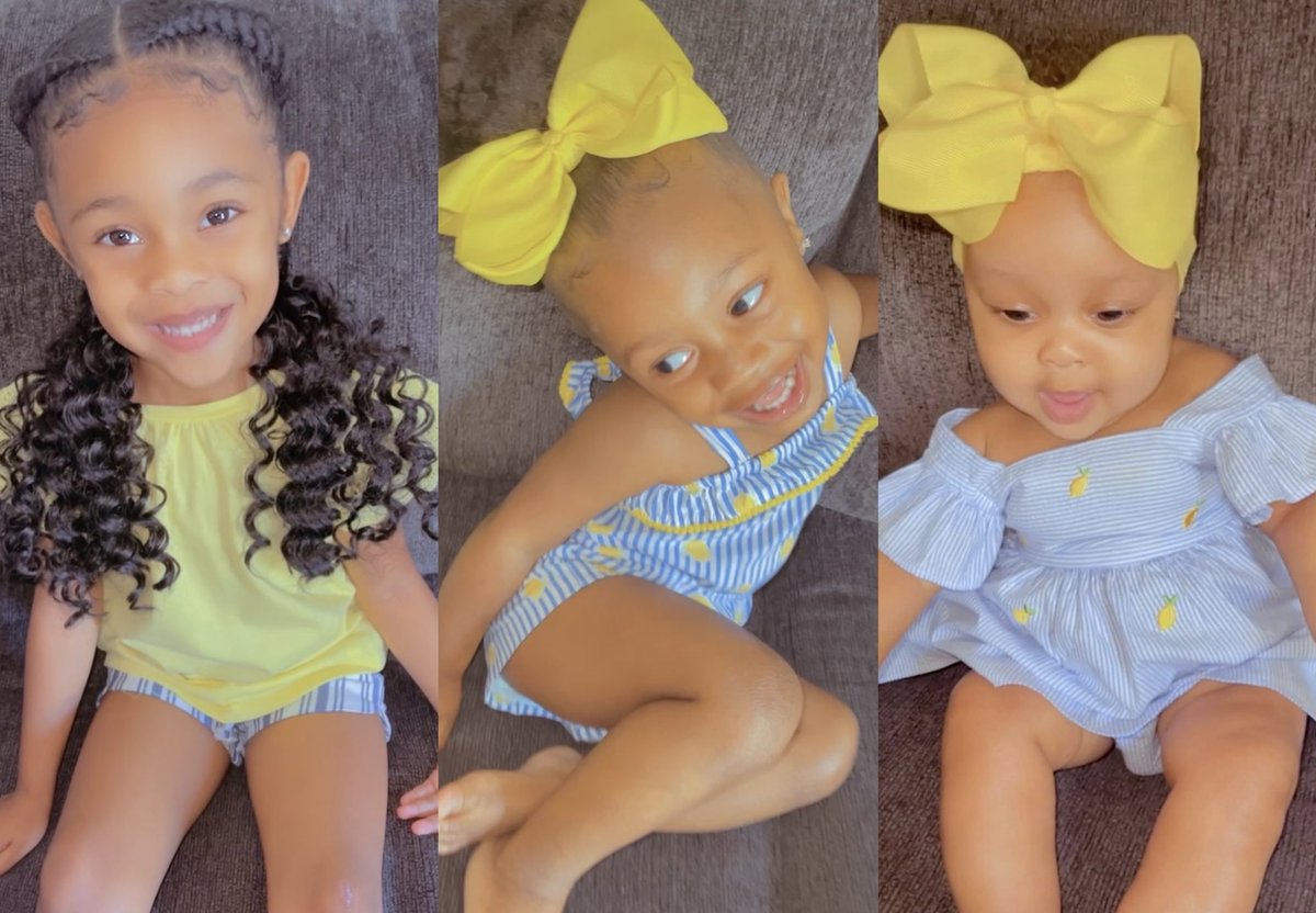 LynnK__'s tweet photo. The prettiest little girls call me mommy. My three. #allgirlmom💛💕 https://t.co/Ap1xxKl12i