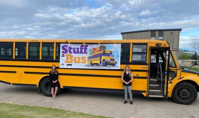 eips's tweet photo. A HUGE #ThankYou you to everyone who contributed to the @EIPS Stuff-a-Bus campaign. It was a huge success—our bus was completely stuffed! 
The donations received enabled us to fulfill the needs of 63 families. #eips #AlbertaCares #DogNotIncluded 🐶 https://t.co/vBIXyo8oKv
