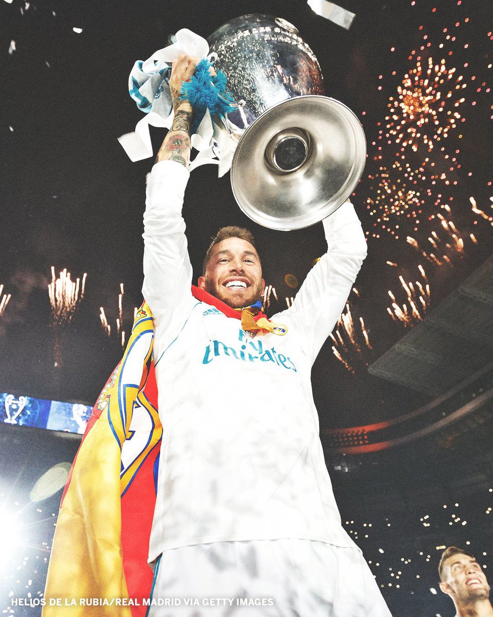 RMadrid_Stats's tweet photo. Sergio Ramos with Real Madrid:

Seasons: 16
Games: 671
Minutes: 58,612
Goals: 101
Assists: 40
🏆 5x La Liga
🏆 4x Champions League
🏆 4x Supercopa
🏆 4x FIFA Club World Cup
🏆 3x UEFA Super Cup
🏆 2x Copa del Rey
🥇 1x Legend

#GraciasCapi https://t.co/dRYjzY1m2c