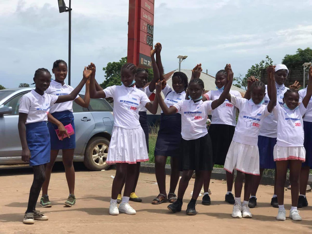 Alumni in Liberia (Bomi county) joined some young people to commemorate AU Day of the African Child in a grand style! <a href="/PlanWACA/">Plan International West and Central Africa</a>