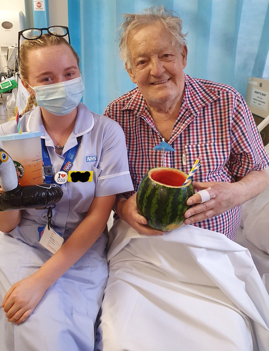 Eliot ward had Meaty Monday - patients had a feast of meats, cheese and crackers in participation with nutrition and hydration week - we also had a visit from the wordsworth mocktails trolley too 😀 #NutritionandHydrationWeek2021 <a href="/SomersetFT/">Somerset NHS Foundation Trust</a> <a href="/BeckyFurzer/">Becky Furzer</a> 
*Patient consent gained*