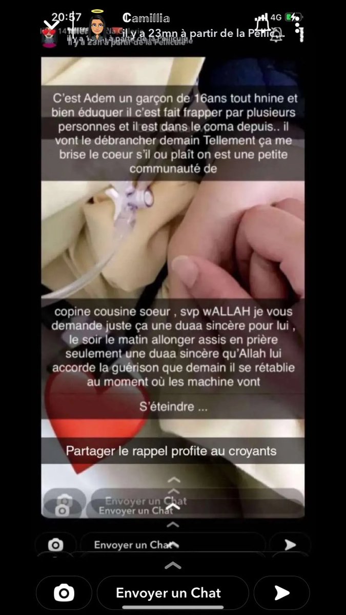 ines1313131313's tweet image. Faites des duaas svp ça pourrait être vous, qu’Allah le guérisse avant qu’ils Le débranche .. 🤲🏼