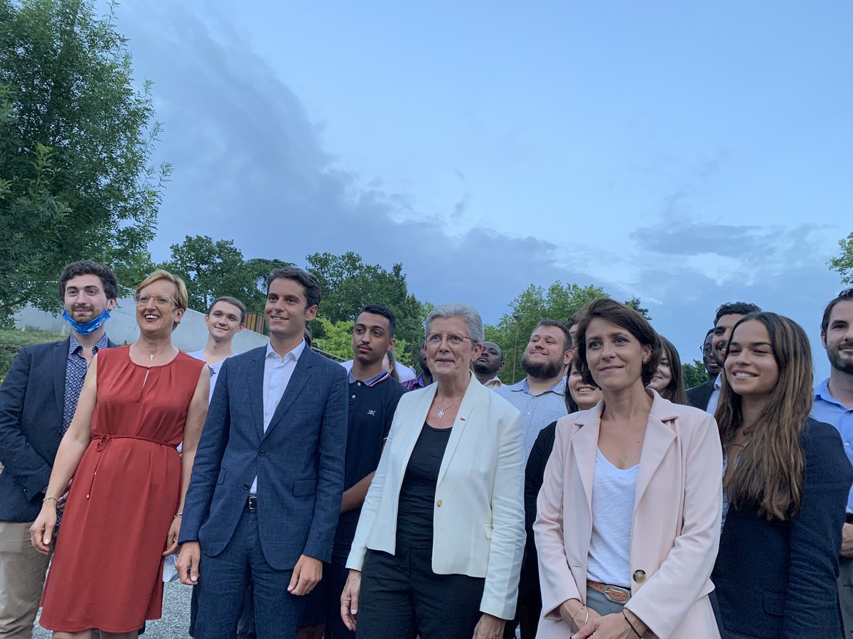 Merci <a href="/GabrielAttal/">Gabriel Attal</a> pour ce soutien appuyé à nos deux têtes de liste @gdarrieussecq21 pour la région #NouvelleAquitaine et <a href="/duboschristelle/">Christelle Dubos</a> cheffe de file des #departementales2021 ! L’union pour la #région et le #département
