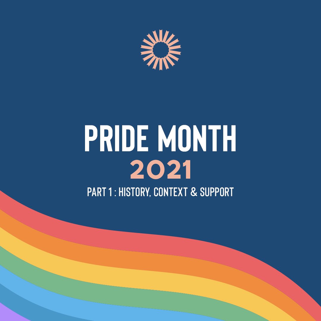 Part 1 of our #Pride resource series focuses on history and connection 🏳️‍🌈 Over the coming week, we’ll be sharing additional resources & profiling changemakers in the space. Happy Pride Month!