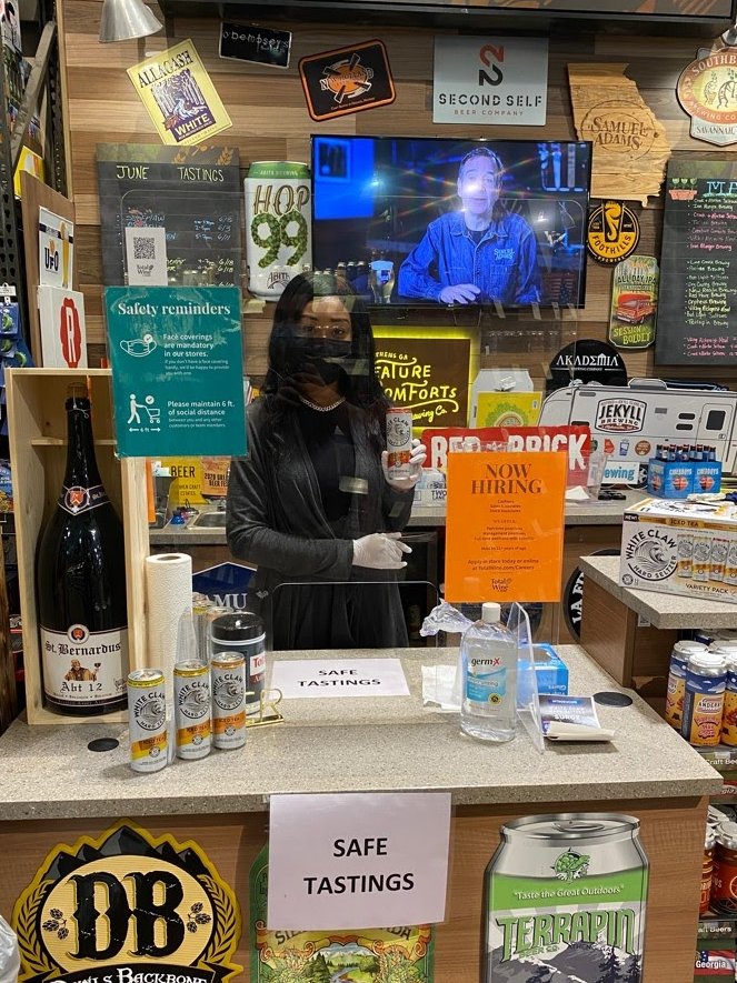 CMTAgency's tweet photo. Although events are starting to pick back up, we know COVID-19 is still a threat in many places. Don't fear! Our talent is trained in safe adult beverage tastings. https://t.co/21JoDLrcsq