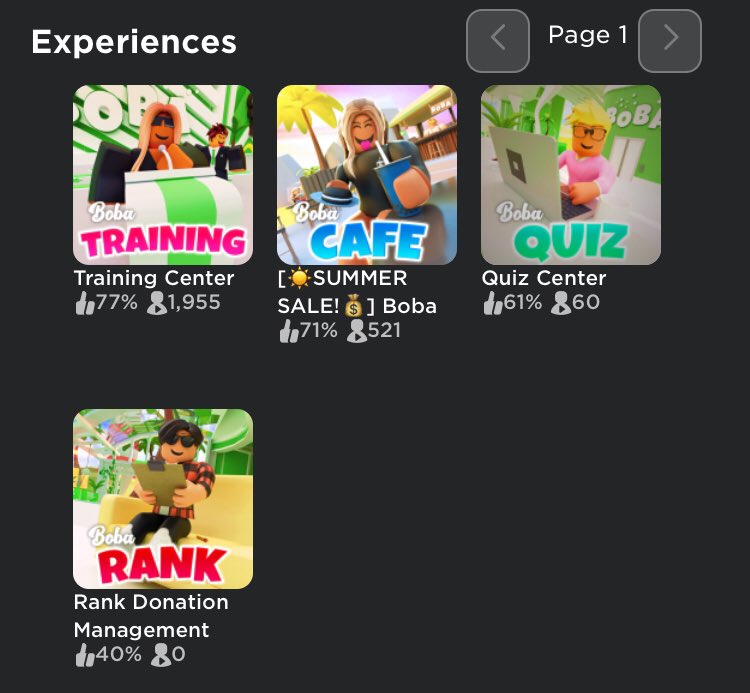Boba On Twitter This Is Such A Large Milestone For Our Corporation Almost 2 000 Players On Our Training Center Game Just How Our Main Game Was A Couple Of Days Ago Roblox - boba roblox quiz answers 2021