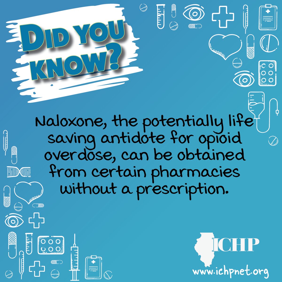 ichpnet's tweet photo. ICHP members -  Share this on your page and start a conversation with friends and family about what YOU do as a pharmacy professional!

#DidYouKnow 
#Naloxone
#TalkToYourPharmacist
#ICHP
#TwitteRx https://t.co/1o9LKpIzwP