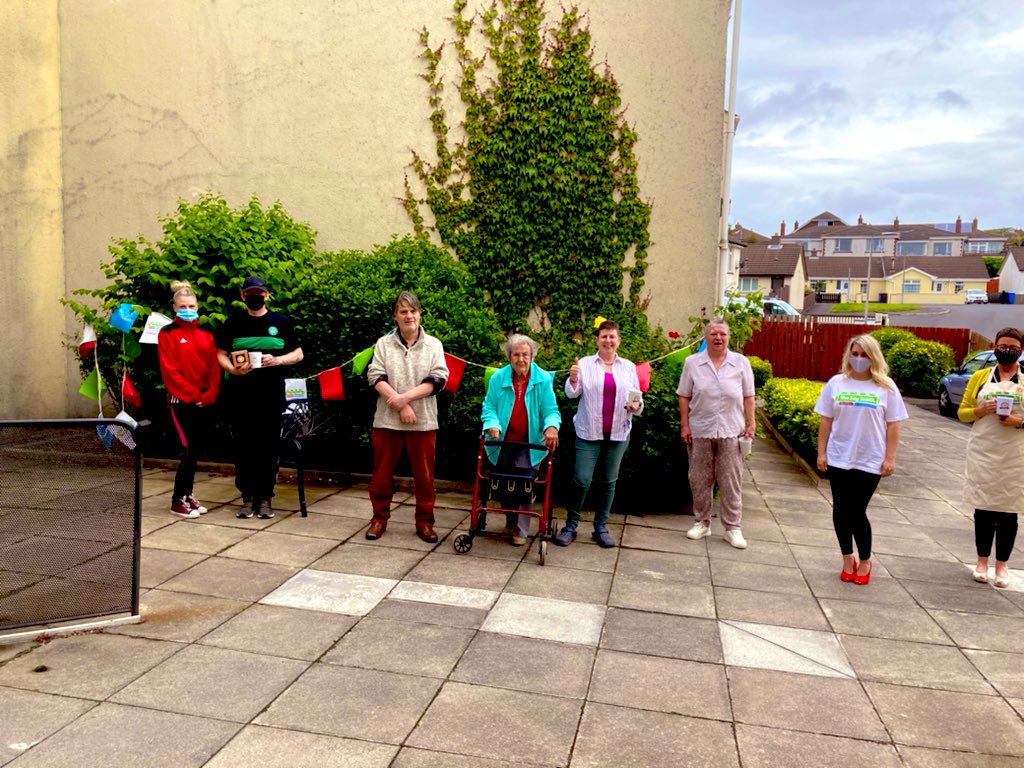 arkhousing's tweet photo. Cuppa &amp; A Chat with our tenants at Cumain House Portaferry @TheBigLunch_NI delighted to be meeting old and new neighbours #makingadifference #LonelinessAwarenessWeek https://t.co/qSR8cQizTo