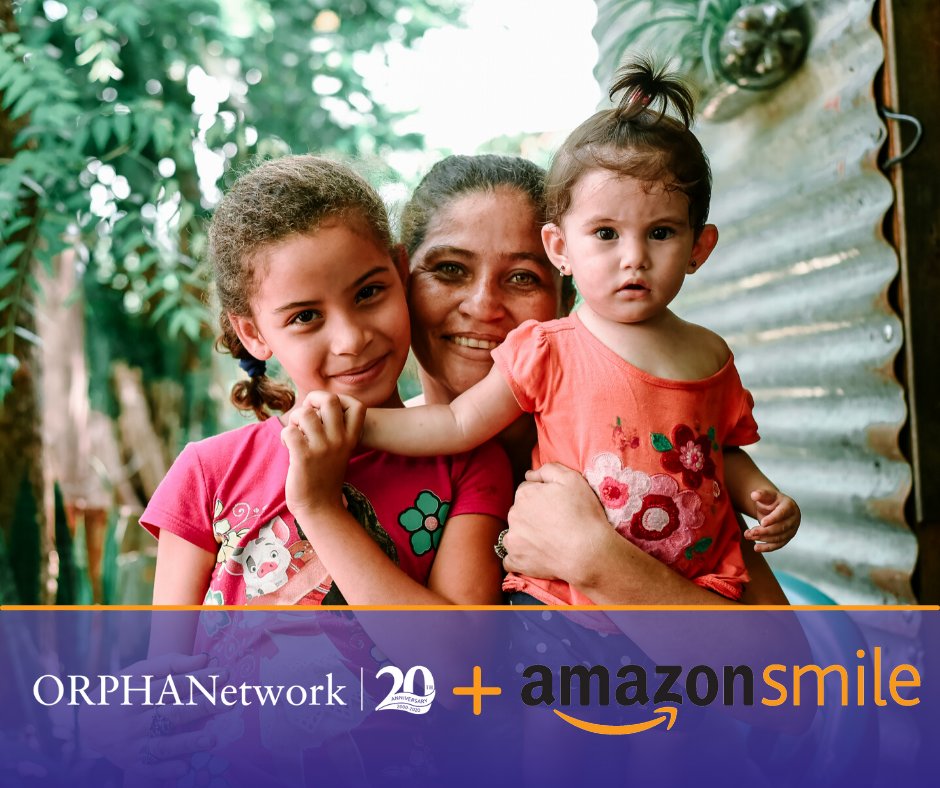 ORPHANetwork's tweet photo. Don't forget to designate us as your charity of choice when you shop on https://t.co/Sc9GwGqelg! https://t.co/OwnOVQK451