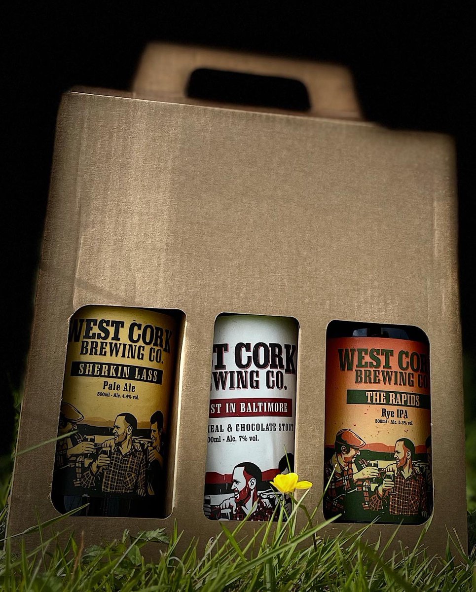 westcorkbrewco's tweet photo. Congratulations @er1206 - you have one the 3 pack of @westcorkbrewco - it will makes its way west to you…
#Thankyouforsupportinglocal
#WestCorkbrewingCo.
#AtasteofCork
#WestCork
#Independentbrewery
#Microbrewery https://t.co/aAG4Sazc0j