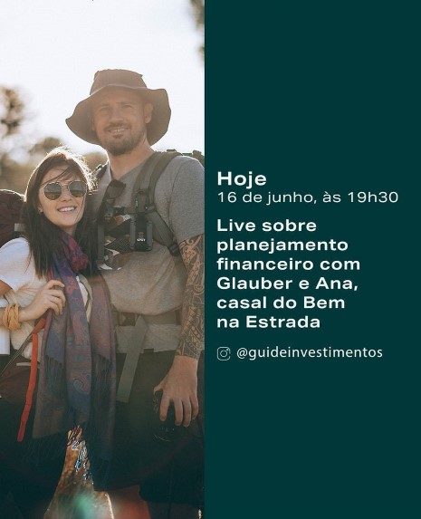 guideinvest's tweet photo. Você já sabe a importância de um bom planejamento financeiro pessoal para realizar seus maiores sonhos? Ainda não? Confira a live especial com o nosso casal de clientes e parceiros @Bemnaestrada e Monique Brandão. Não perca, hoje, às 19h30 no Instagram da Guide! #PraVidaRender https://t.co/3P1AjALNXR