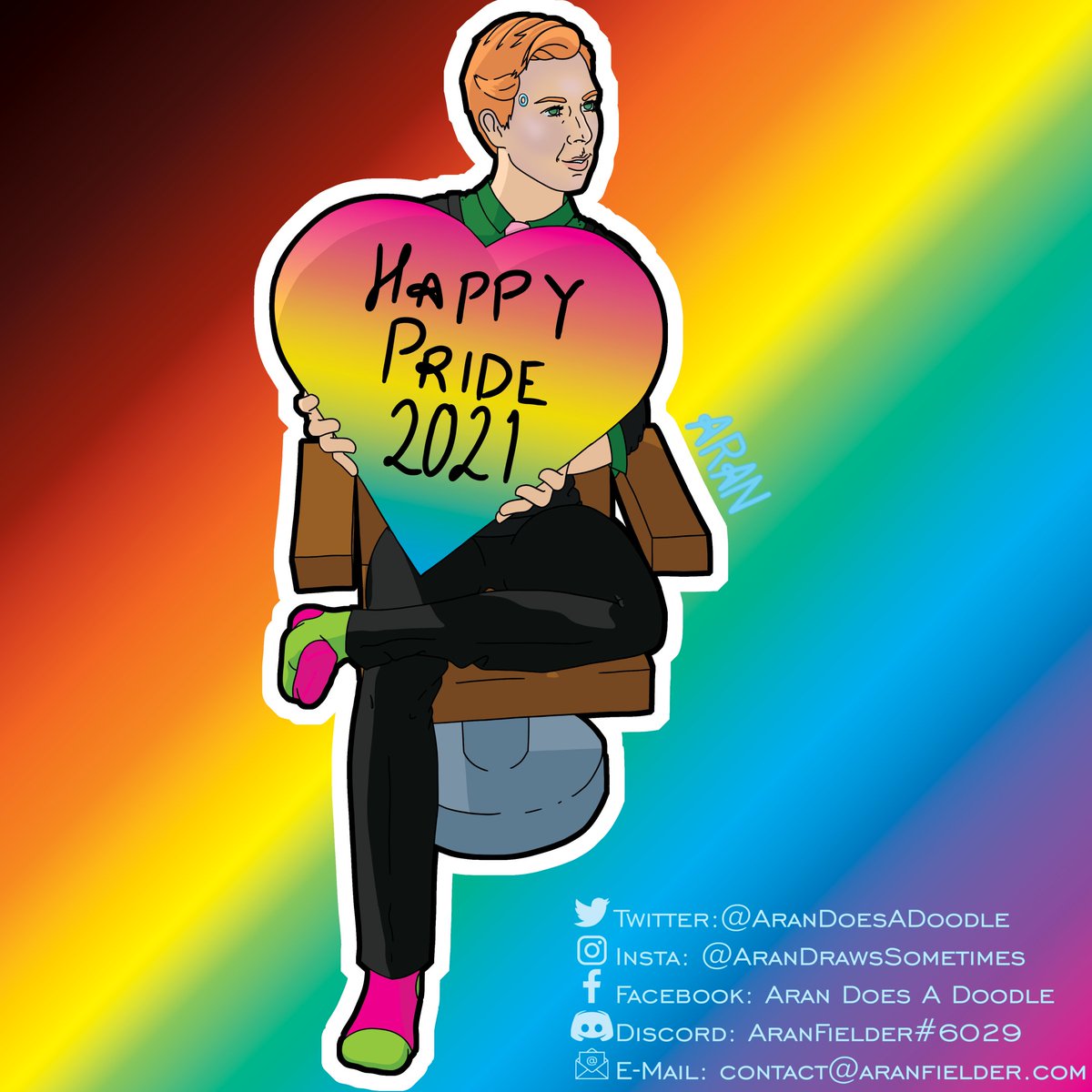 AranDoesADoodle's tweet photo. June 15 2021 - Wishing all my LGBTQIA+ friends and followers a happy Pride. #DetroitBecomeHuman #dbh #dbhart #dbhfanart #dbhJerry #em400 #bellini #bellinipaints #av500 #drawing #lgbtartist #ocart #parkour #illustration #PrideMonth2021
#Pride2021 #PrideMonth https://t.co/o5rcnkXnlh