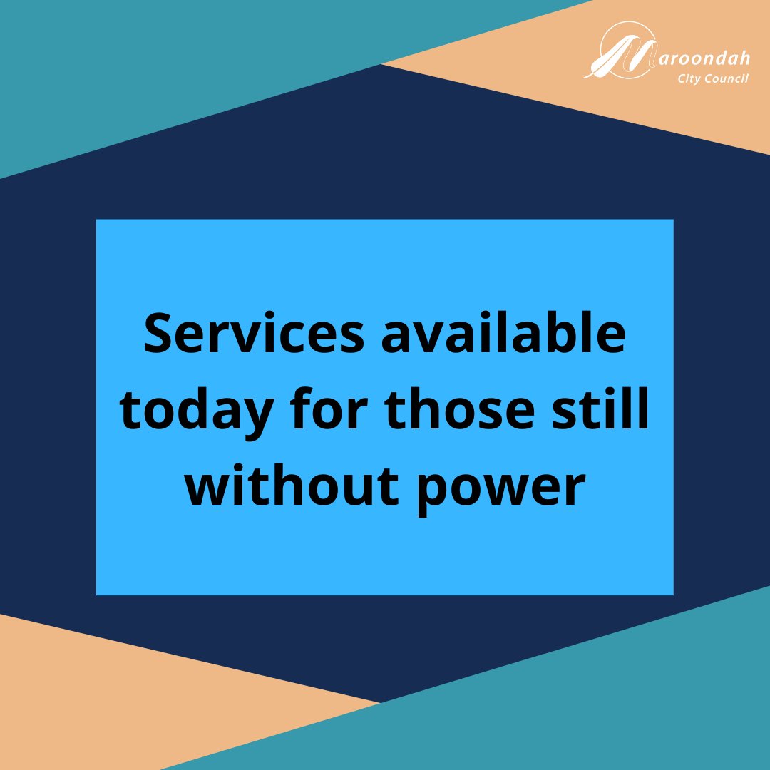 SERVICES FOR PEOPLE WITHOUT POWER TODAY 17 JUNE: Showers at Aquahub 9am to 11.30am| Drive thru food relief Hope City Mission 1.30pm and 3.30pm| Device charging at Realm and Croydon Library| More: bit.ly/3vbG8N2
