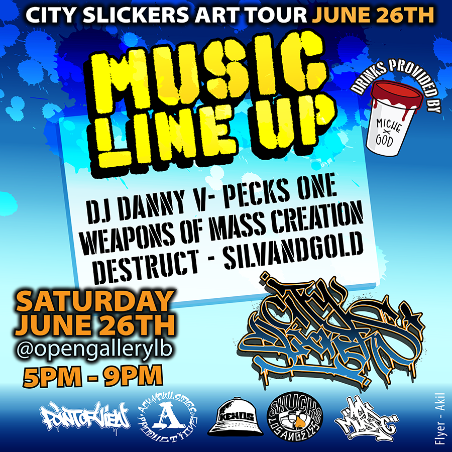 chroniCAvenger's tweet image. team31.studio/city-slickers-…
Next stop on the art tour is Long Beach! Sat 26th come out and check out some art and smkone! #nasacrew #graffiti #kbhcrew
