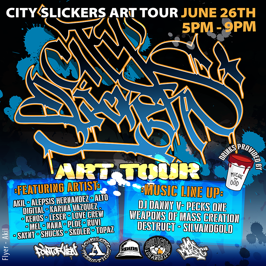 chroniCAvenger's tweet image. team31.studio/city-slickers-…
Next stop on the art tour is Long Beach! Sat 26th come out and check out some art and smkone! #nasacrew #graffiti #kbhcrew