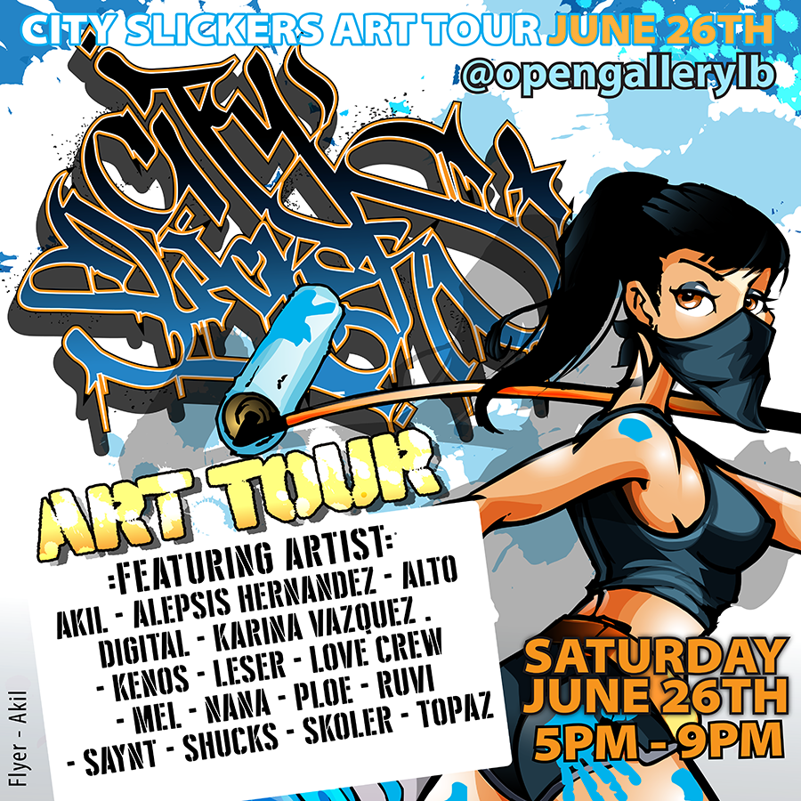 chroniCAvenger's tweet image. team31.studio/city-slickers-…
Next stop on the art tour is Long Beach! Sat 26th come out and check out some art and smkone! #nasacrew #graffiti #kbhcrew