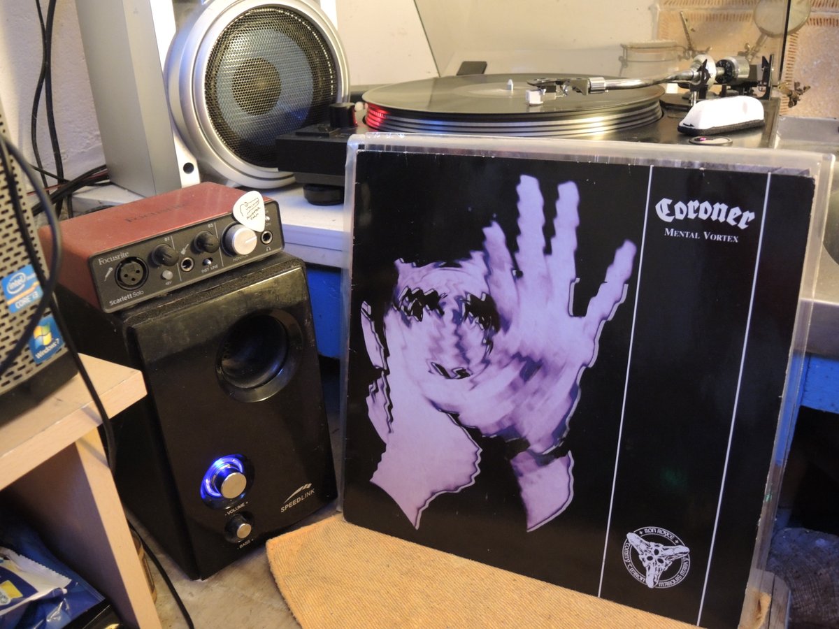 1974older's tweet photo. Coroner - Mental Vortex
Noise International 1991
Another masterpiece from arguably the greatest trio metal has ever produced. Tommy' solos are some of the finest in the genre - Son of Lilith, Pale Sister, all of them!
#Coroner #MentalVortex #ThrashMetal #vinylrecords #Sirens https://t.co/JH4RmneNvb
