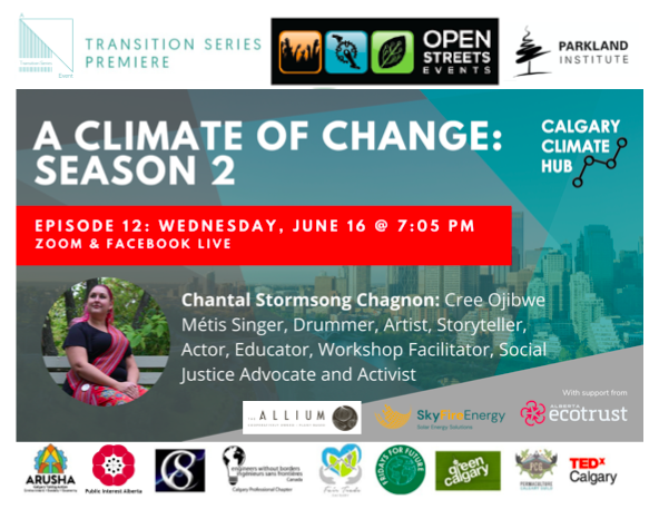 ClimateHubYYC's tweet photo. Looking forward to tonight's show with Chantal Stormsong Chagnon as part of the #TransitionSeries & #IndigenousHistoryMonth. We've got a lot to talk about so we hope you'll join us!
RSVP: https://t.co/u5OTOn1EhA #yyc https://t.co/iv1DBnSRt7