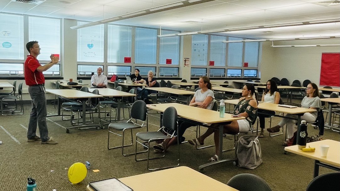 Ojrscience's tweet photo. While summer vacation started @ojrsd for many—a group of dedicated elementary- middle -and high school teachers assembled to align a K-12 robotics and coding curriculum for next year!!!  @microbit #makewonder @cubelets @ozobots @STEM_HUB @fletchasketch18 @litguy6 @ojrsd_supt https://t.co/qmvXaD9C99